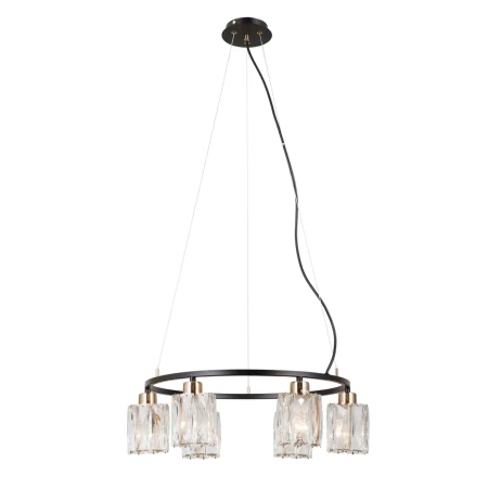 Lampa wisząca Simona PND-40814-6-BK-HBR - Italux