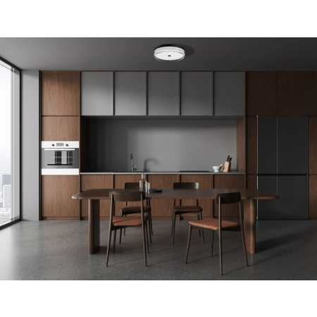 Plafon LED okrągły czarny 40cm PLF-64536-M-BK z serii MOLINO - Lampy Italux