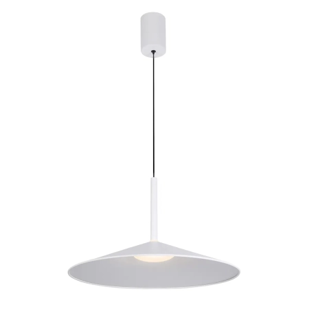 Lampa wisząca biała metalowa LED 47,5cm PND-01510-L-WH z serii Sardena - Lampy Italux