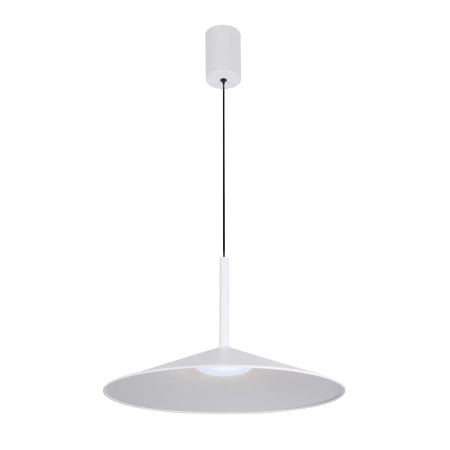 Lampa wisząca biała metalowa LED 47,5cm PND-01510-L-WH z serii Sardena - Lampy Italux