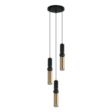 Lampa nad stół wisząca nowoczesna Isidora PND-14290-3-BK-BRO - Italux