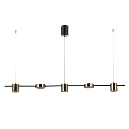Lampa stylowa wisząca REMDAL PND-16374-5-BK-3K - Italux