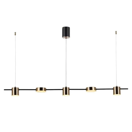 Lampa stylowa wisząca REMDAL PND-16374-5-BK-3K - Italux