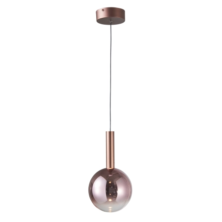 Lampa wisząca miedziana szklana kula 20cm PND-24038-1A-COPP z serii Camino - Lampy Italux