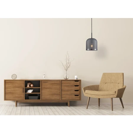 Lampa wisząca Renti PND-25205-1L-BK-SG - Italux