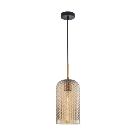 Lampa wisząca Renti PND-25205-1S-BK-AMB - Italux