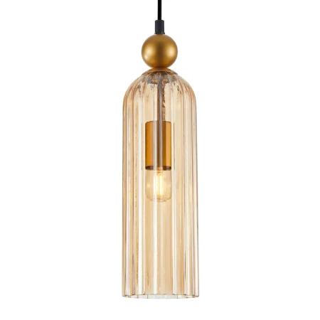 Lampa wisząca Levie PND-28636-1L-GD-AMB - Italux