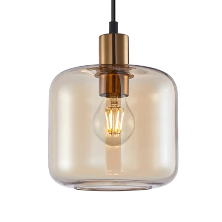 Lampa wisząca Zona PND-29257A-1-BRO-AMB - Italux