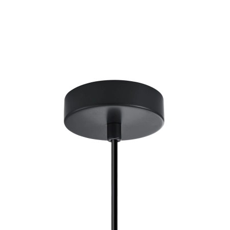 Lampa wisząca czarna szklana 19cm PND-30084-1-BK-SG z serii Stabla - Lampy Italux