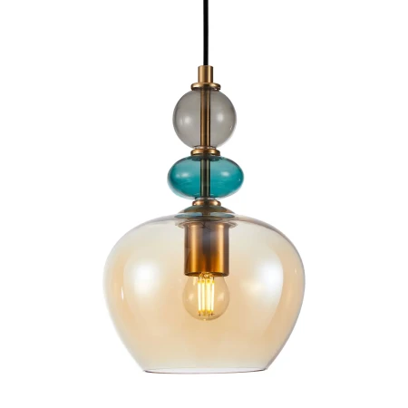 Lampa wisząca Busco PND-30263-1A-BRO-AMB - Italux