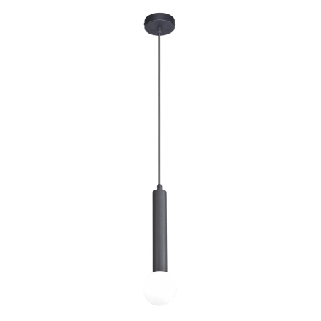 Lampa wisząca metalowa czarna tubowa PND-33574-1-BK z serii Filano - Lampy Italux
