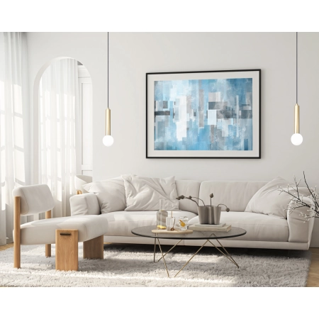 Lampa wisząca złota metalowa tubowa PND-33574-1-GD z serii Filano - Lampy Italux
