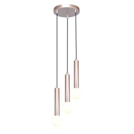 Lampa wisząca metalowa kawowa 3-punktowa PND-33574-3-CF z serii Filano - Lampy Italux