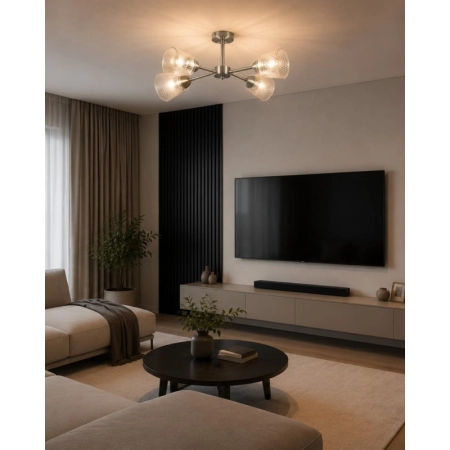 Lampa wisząca Lamin PND-40697-4-ABR - Italux