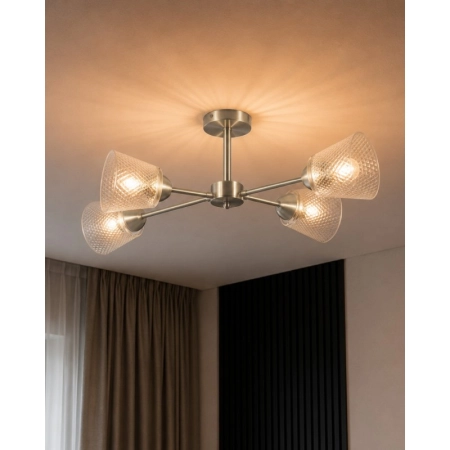 Lampa wisząca Lamin PND-40697-4-ABR - Italux