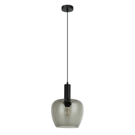 Lampa wisząca czarna szklana 25cm PND-59769-BK-SG z serii APRICA - Lampy Italux