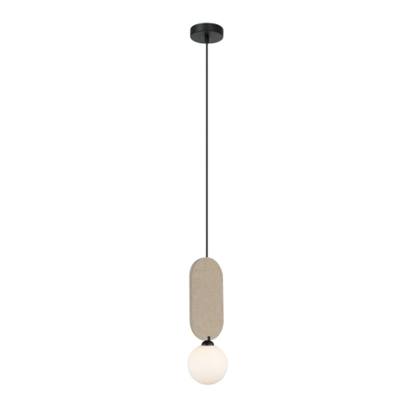 Lampa wisząca metalowa beżowa z filcem PND-59815-1-BG z serii Lorenzo - Lampy Italux