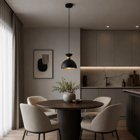 Lampa wisząca Pegai PND-62221-1-BK - Italux