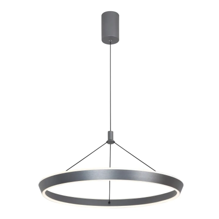 Lampa wisząca LED okrągła szara 60cm PND-64739-M-GR z serii OTTANA - Lampy Italux