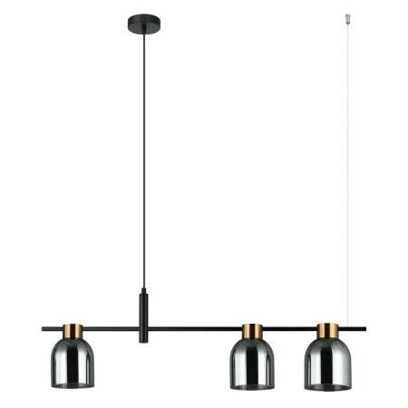 Lampa designerska wisząca Servio PND-66892-3-BK-SG- Italux