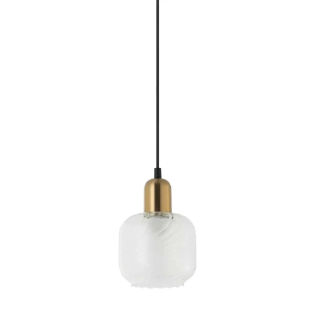 Lampa wisząca nowoczesna LAMEZIA PND-67594-1-BRO+CL - Italux