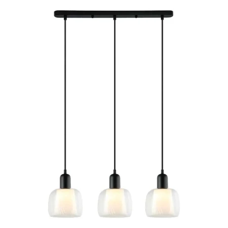 Lampa nad stół wisząca nowoczesna LAMEZIA PND-67594-3-BK+CL - Italux