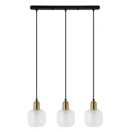 Lampa nad stół wisząca nowoczesna LAMEZIA PND-67594-3-BRO+CL - Italux