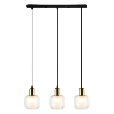 Lampa nad stół wisząca nowoczesna LAMEZIA PND-67594-3-BRO+CL - Italux