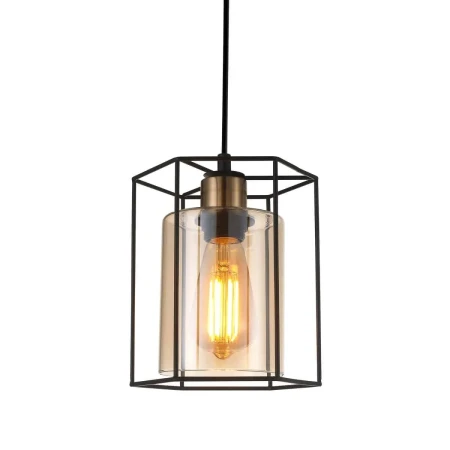 Lampa loft wisząca KALULA PND-78901-1-BK+AMB - Italux