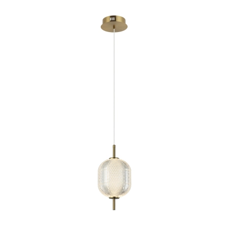 Lampa wisząca złota szklana kula LED PND-81438-1A-GD z serii Corado - Lampy Italux
