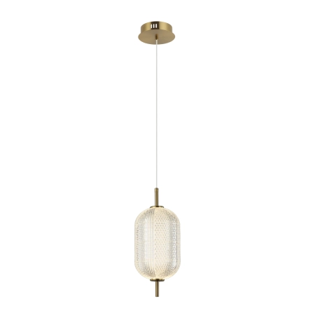 Lampa wisząca złota z teksturowanym akrylem PND-81438-1B-GD z serii CORADO - Lampy Italux