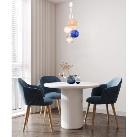 Lampa wisząca ceramiczna wielokolorowa 4-punktowa PND-94794-4A-MLTI z serii Cases - Lampy Italux
