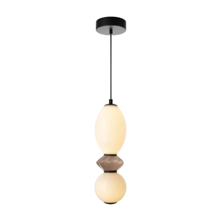 Lampa wisząca ceramiczna szklana czarna PND-94921-2B-BK z serii BALOS - Lampy Italux