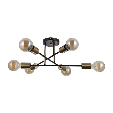 Lampa wisząca Formio PND-4052-6-BL-HBR - Italux