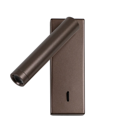 Kinkiet LED aluminiowy kawowy regulowany WL-21017-CFF z serii Cali - Lampy Italux