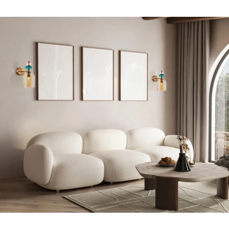 Kinkiet Busco WL-30263-1B-BRO-AMB - Italux