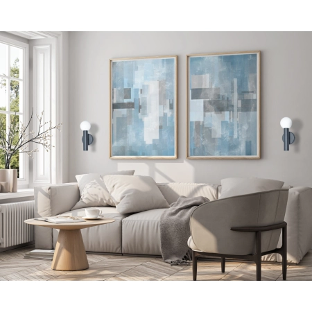 Kinkiet metalowy czarny z kulistym kloszem WL-33574-1-BK z serii FILANO - Lampy Italux