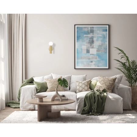 Kinkiet metalowy złoty z kulistym kloszem WL-33574-1-GD z serii Filano - Lampy Italux