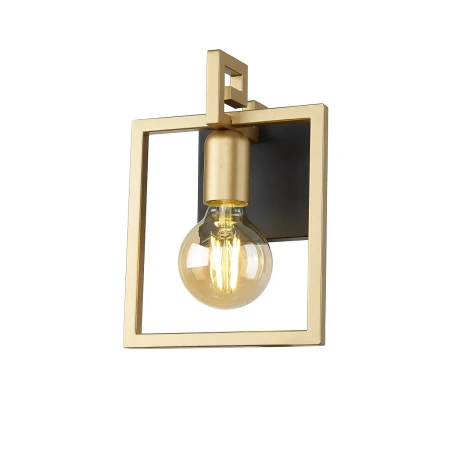 Kinkiet loft Primero WL-44003-1-BK-GD- Italux