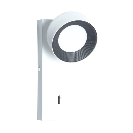 Kinkiet LED biały metalowy z włącznikiem WL-47380-1-WH z serii Fonten - Lampy Italux