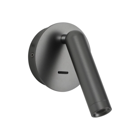 Kinkiet aluminiowy szary punktowy LED WL-64834-1-GR z serii Carda - Lampy Italux