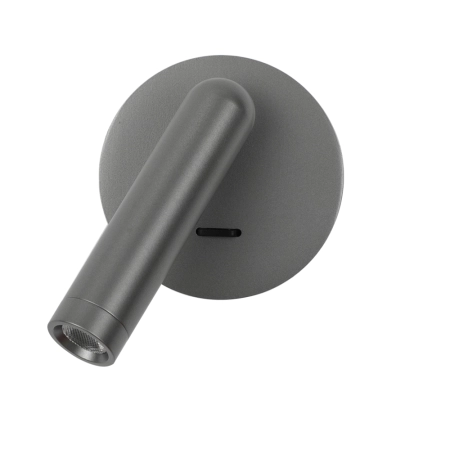 Kinkiet aluminiowy szary punktowy LED WL-64834-1-GR z serii Carda - Lampy Italux