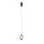 Lampa wisząca Pedro PND-34405-1-BK - Italux