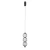 Lampa wisząca Pedro PND-34405-3V-BK - Italux