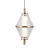 Lampa wisząca Fuente PND-34395-1-HBR - Italux