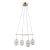 Lampa wisząca Alani PND-34375-4-HBR - Italux