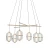 Lampa wisząca Alani PND-34375-6-HBR - Italux