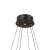Lampa wisząca Alani PND-34375-6-BK - Italux