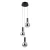 Lampa wisząca Strela PND-34378-3S-BK - Italux