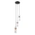 Lampa wisząca Taraso PND-40760-3-BK-HBR - Italux